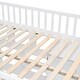 preview thumbnail 18 of 16, Playhouse Inspired Full size Loft Bed with Bookshelf, Drawers, Desk and Wardrobe, Sturdy Construction & Unique Design, White
