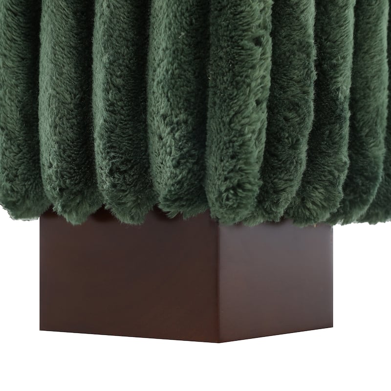 Modern Cotton Flannel Upholstery Oversized Ottoman