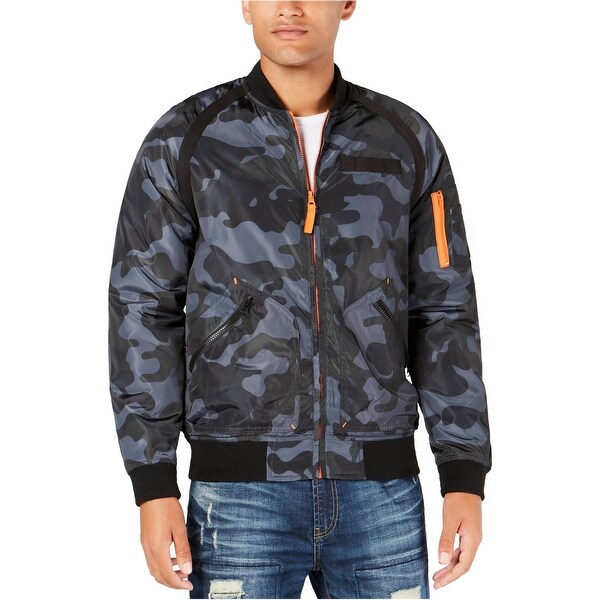 alpine camo bomber jacket
