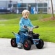 preview thumbnail 8 of 7, Blue 6V Kids ATV, Four-Wheeler with Forward/Backward, Ages 18-36 Months
