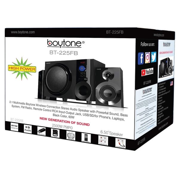 Shop Boytone Bt 225fb Wireless Bluetooth Stereo Audio Speaker
