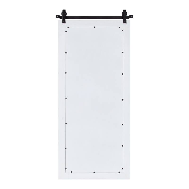 Kate and Laurel Cates Windowpane Framed Wall Mirror