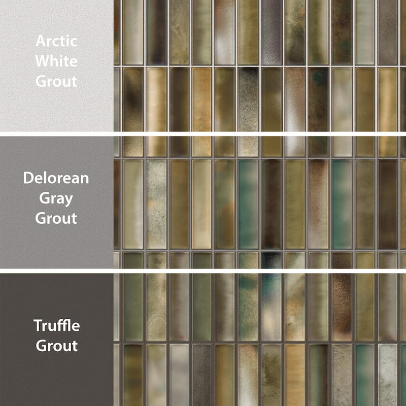 Merola Tile Borealis Green 5-7/8" x 11-3/4" Ceramic Wall Tile