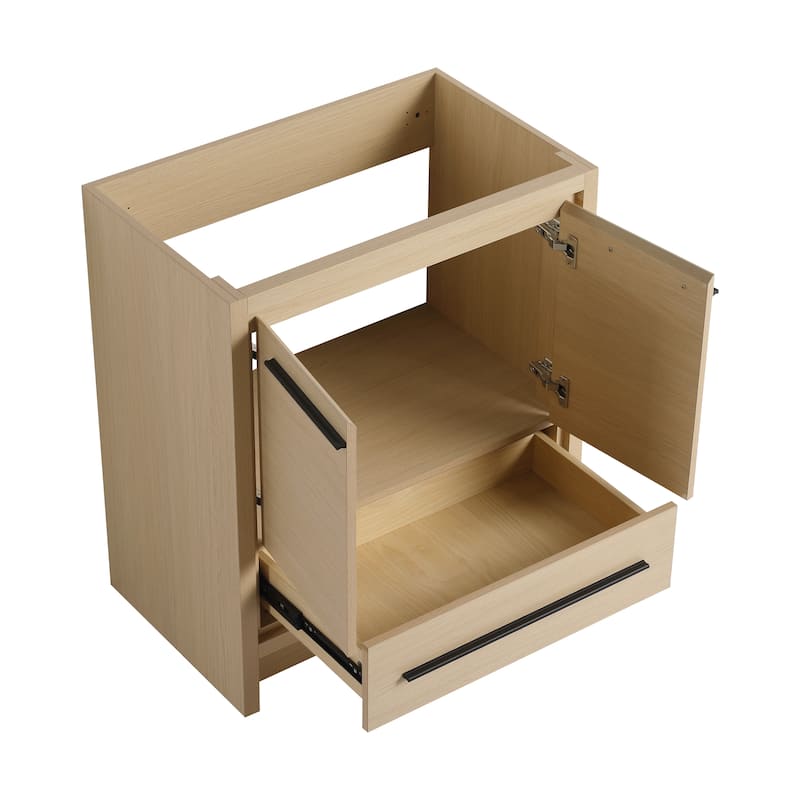 Malwee 24"/30"/36"/48"/60" Bathroom Vanity with Sink, FreeStanding Vanity with Soft Close Door and Drawer