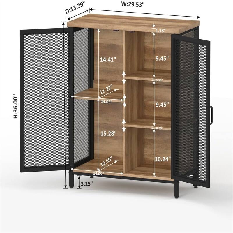 Farmhouse Coffee Bar Cabinet