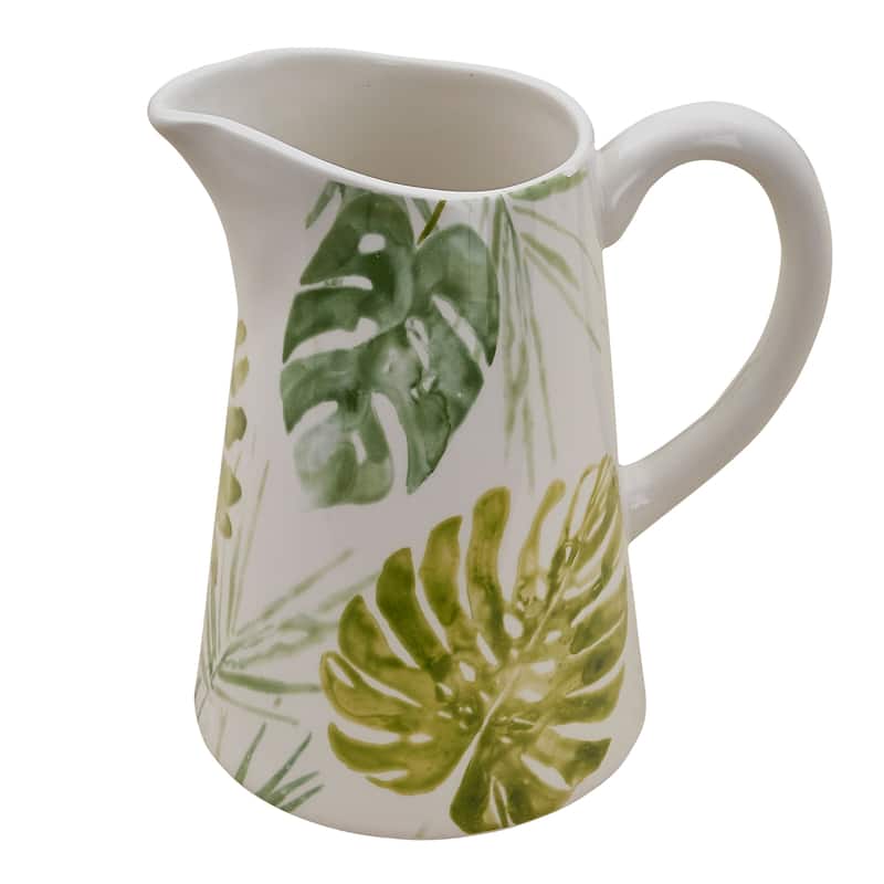 Split P Island Medley Pitcher - White - 6" dia x 8.25"