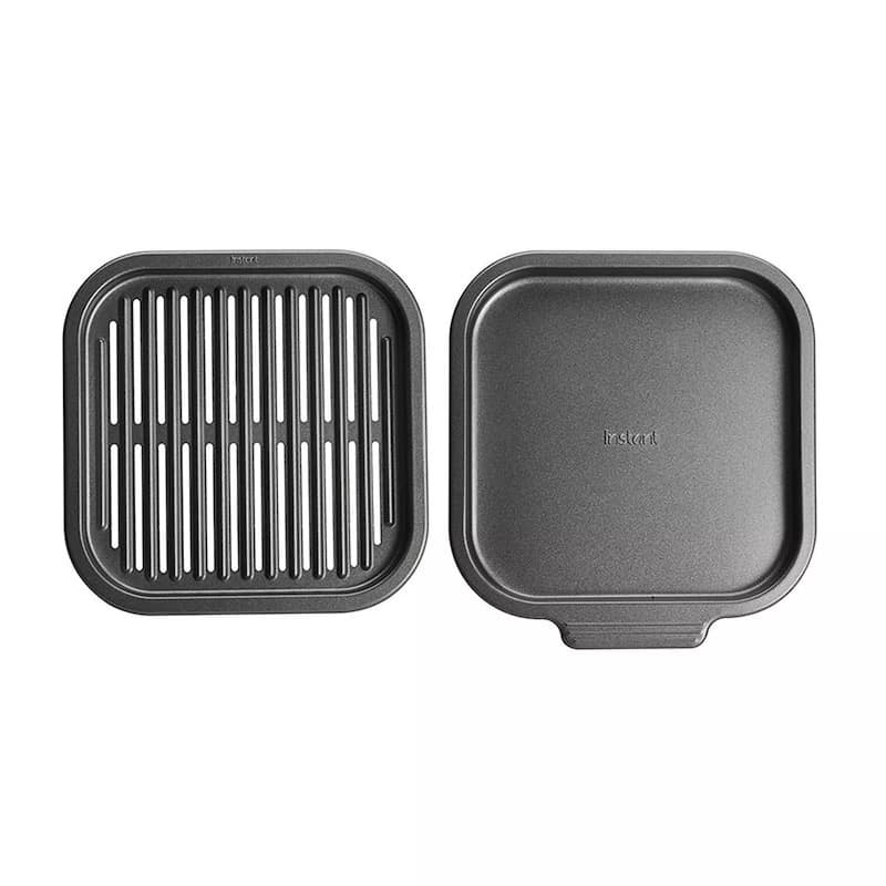 Instant Pot Air Fryer Nonstick Grill Pan Set - 8" x 8.5" - 8" x 8.5"