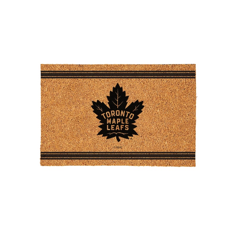 Toronto Maple Leafs Monochrome Indoor/Outdoor Coir Door Mat