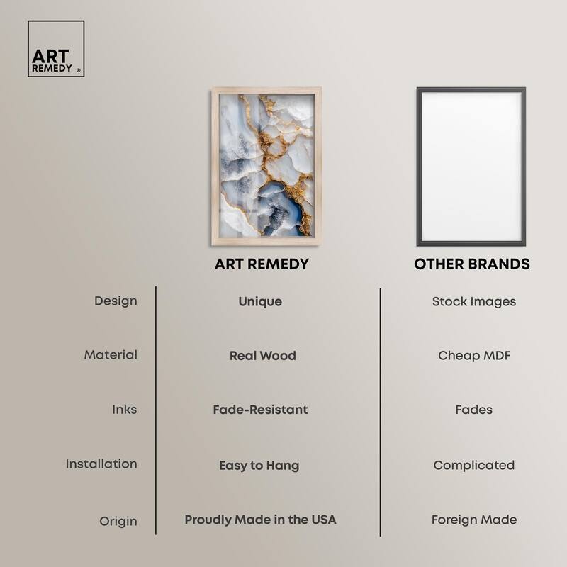 Denim Dreams I Shadowbox by Art Remedy