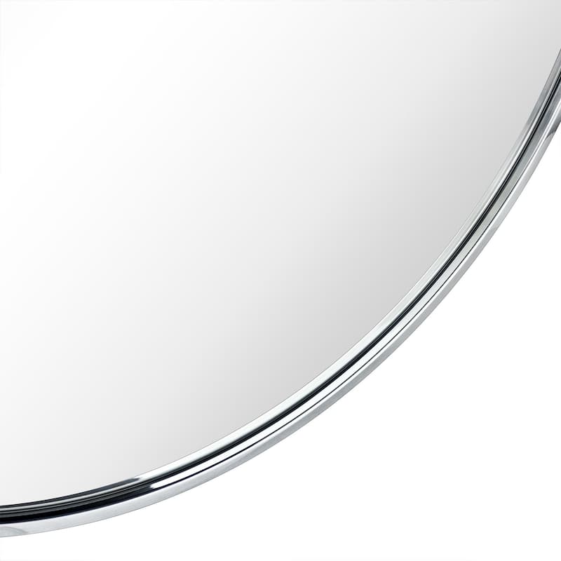 TEHOME Korra Round Wall Mirrors 30 and 36 Inch Metal Frame Options for Bathroom Bedroom & Entryway