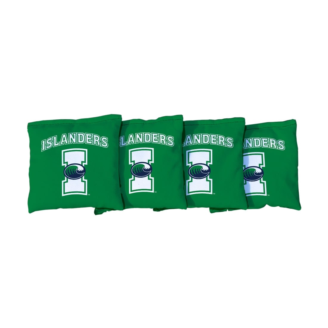 Texas A&M Corpus Christi Islanders Cornhole Bags Green