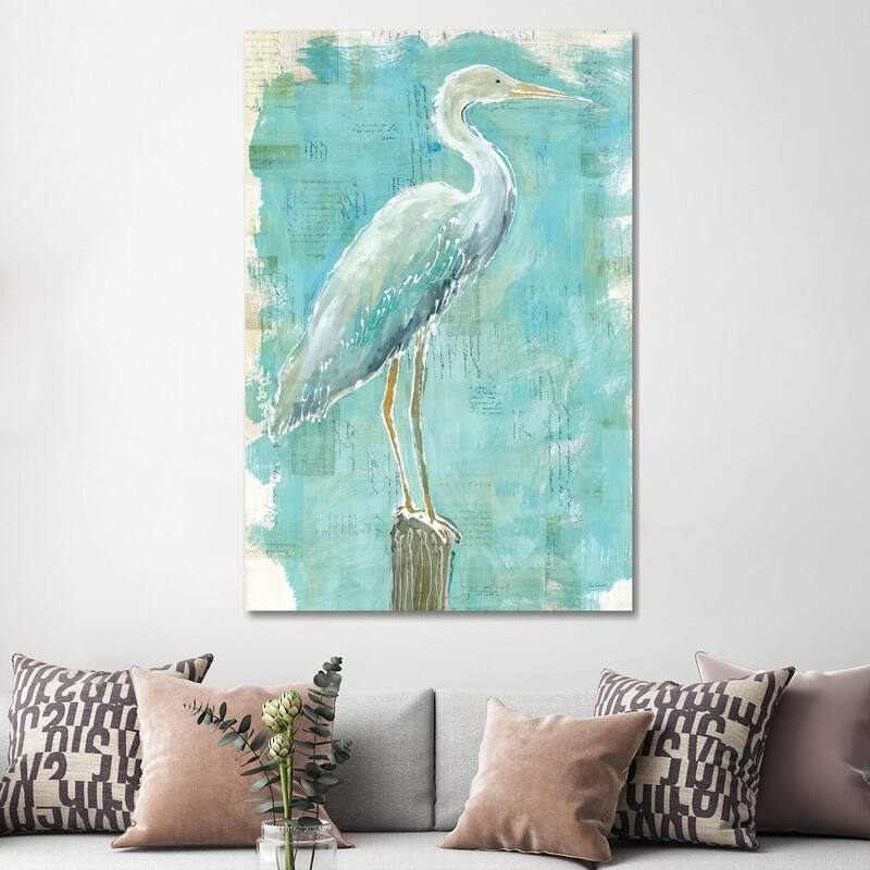 iCanvas "Coastal Egret I" by Sue Schlabach Canvas Print