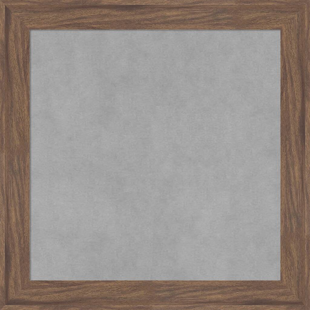Amanti Art Pia Medium Brown Narrow Framed