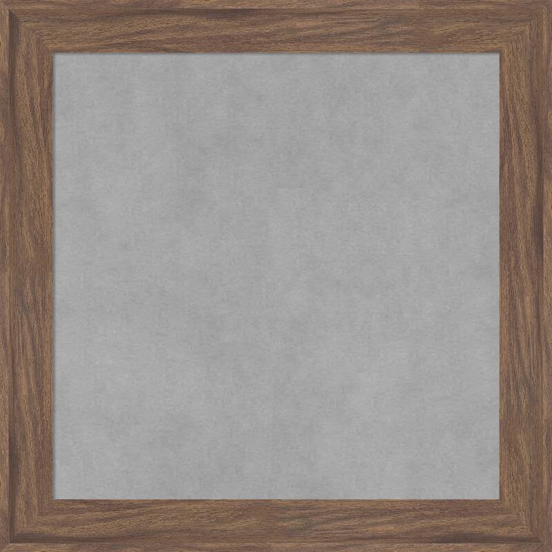 Amanti Art Pia Medium Brown Narrow Framed