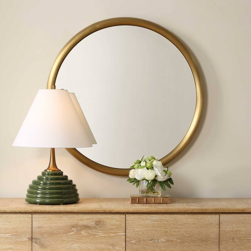 Uttermost Atkinson Modern Brass Mirror