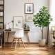 preview thumbnail 6 of 5, Artificial Fiddle Leaf Fig Tree 6ft Tall Faux Fiddle Leaves Fake Artificial Ficus Lyrata - 6.3x6.3x72in