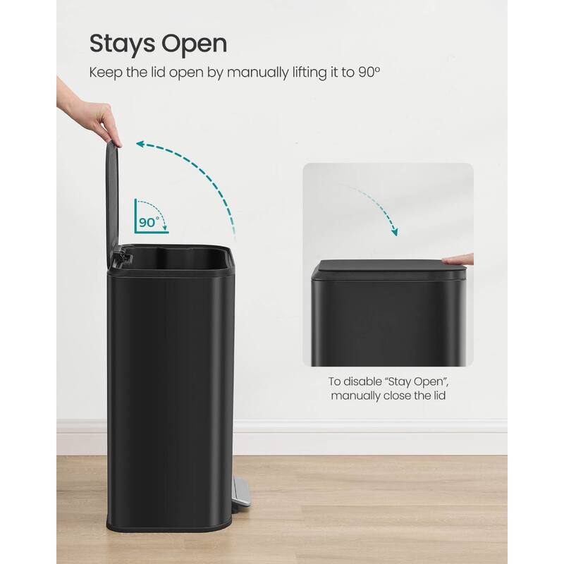 13-Gallon (50 L) Trash Can Can with Lid