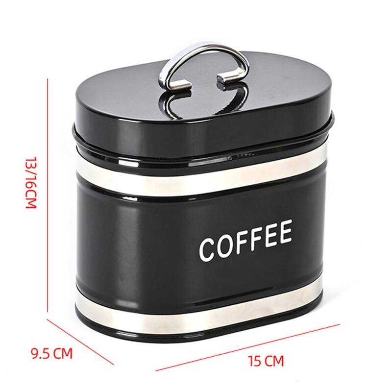 Kitchen Metal Bread/Coffee/Sugar/Tea Storage Bin
