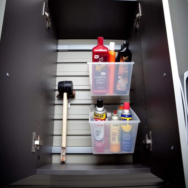 18 Piece Aluminum Outdoor Patio Complete Storage Cabinet