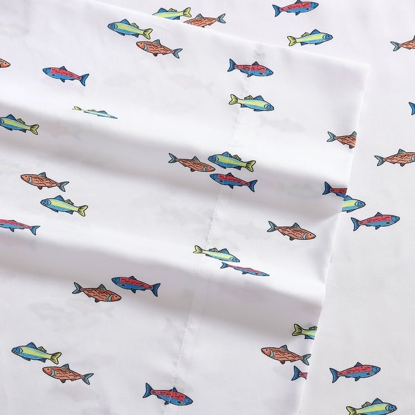 dimension image slide 1 of 2, Eddie Bauer Kids Printed Sheet Sets