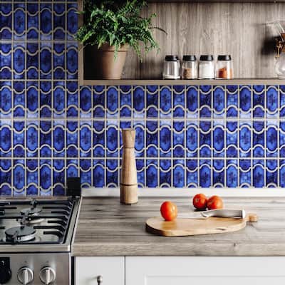Merola Tile Montego Sapphire 12" x 12-1/2" Porcelain Floor and Wall Tile