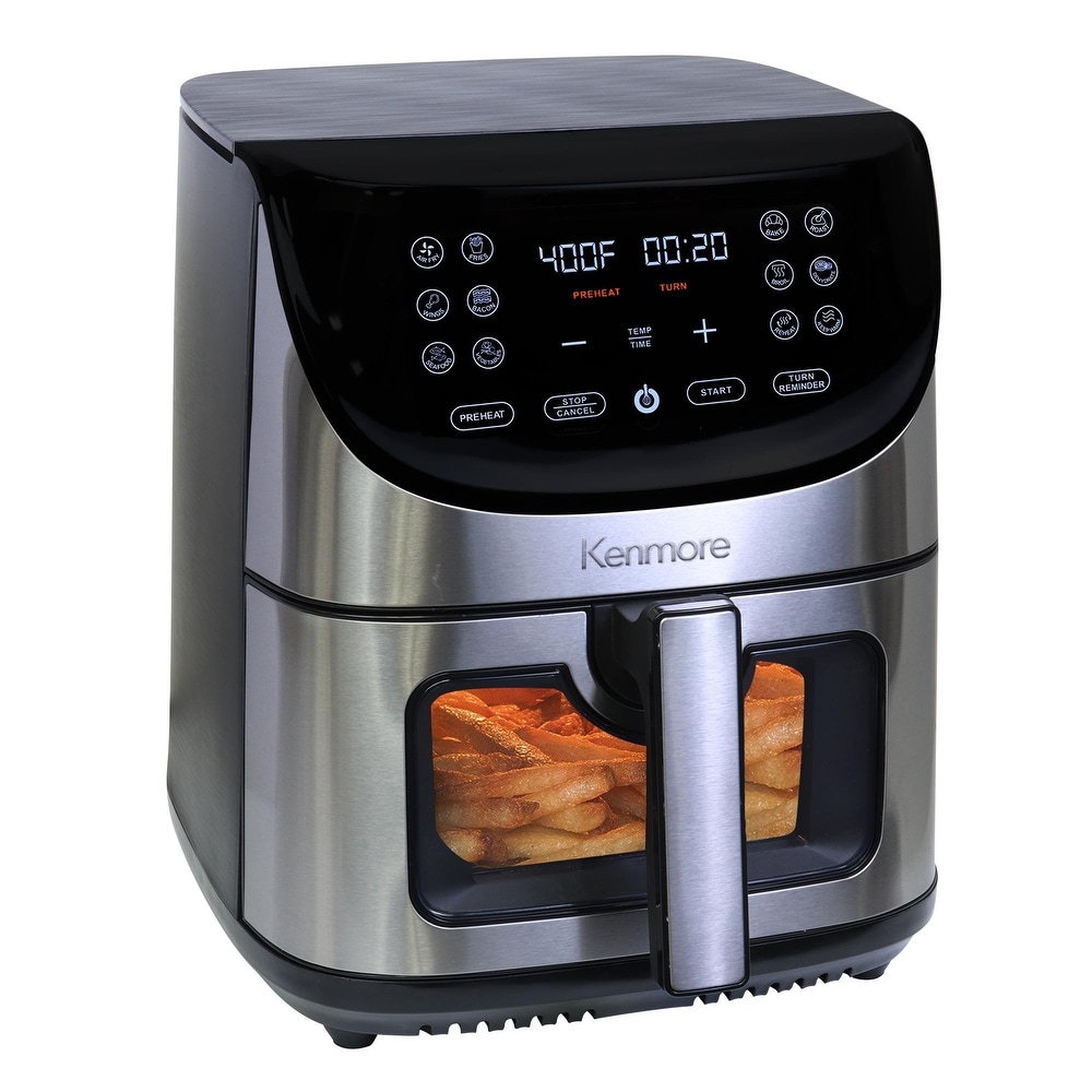https://ak1.ostkcdn.com/images/products/is/images/direct/ec6e6f25fec72ccee8fbfc96fc4f39497ca5577c/Kenmore-8-Qt-Air-Fryer%2C-1700W%2C-12-Cooking-Presets%2C-Digital-Touch-Screen%2C-Stainless-Steel.jpg