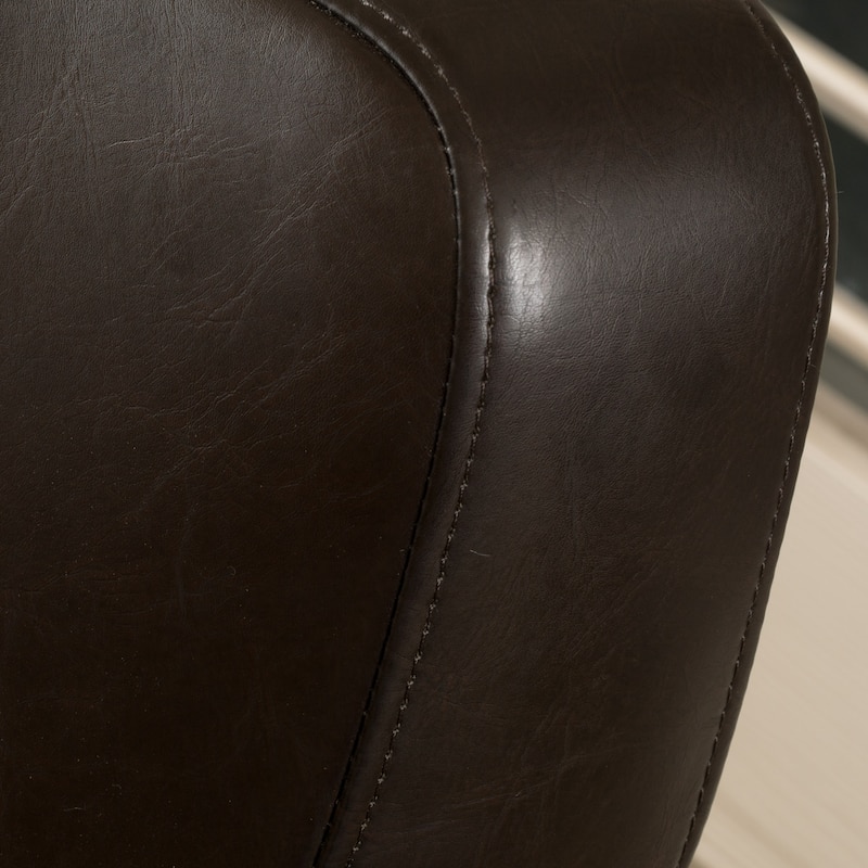 Christopher Knight Home - Angelo Bonded Leather Wingback Swivel Club Chair