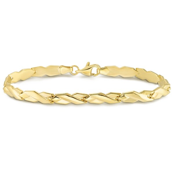 Forever Last 10KT Gold Bonded over Silver 7.25" Yellow Bracelet. Opens flyout.
