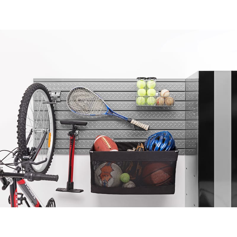 NewAge Products 16 sq ft. Diamond Plate Slatwall Kit