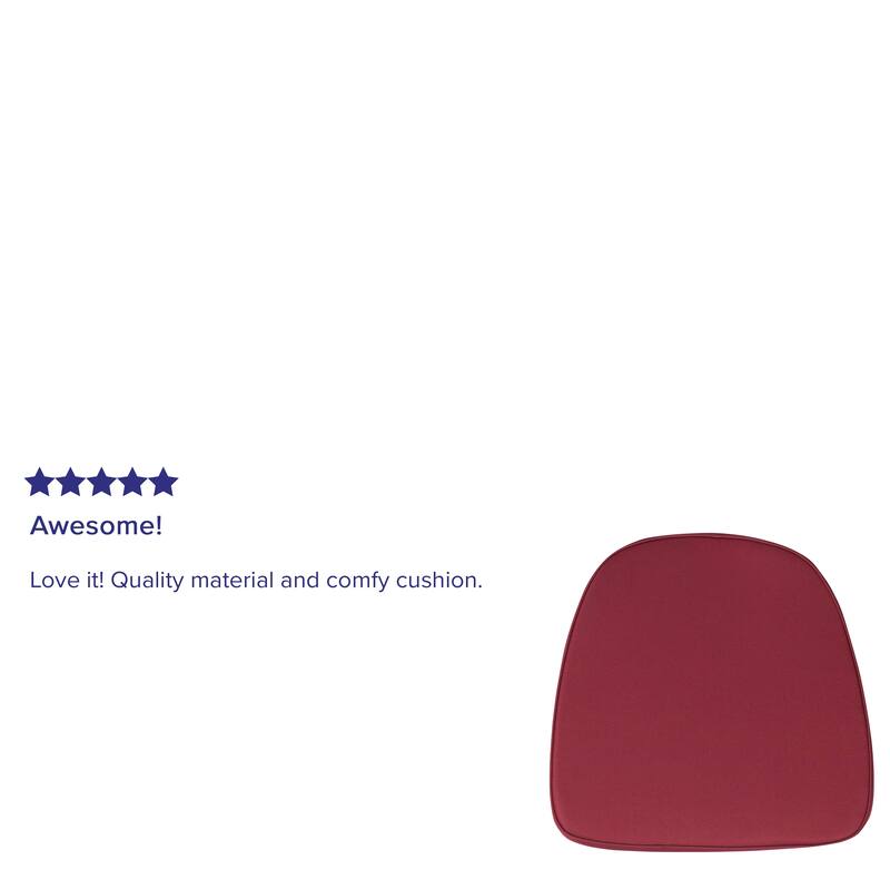 Soft Fabric Chiavari Chair Cushion