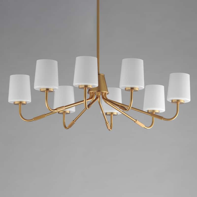 Maxim 12698WT Durham 8 Light 35" Wide Chandelier