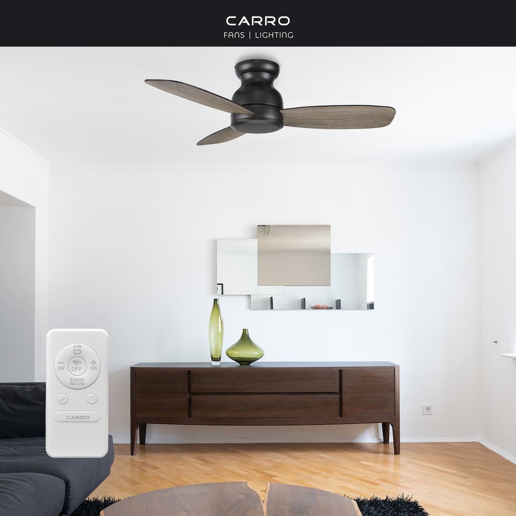 CARRO Quest 44" Indoor Ceiling Fan with Remote-No Light