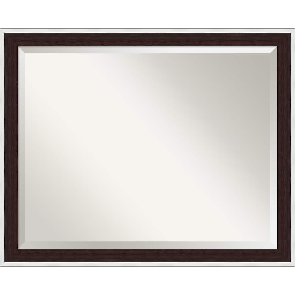 Maya Beveled Framed Bathroom Vanity Wall Mirror