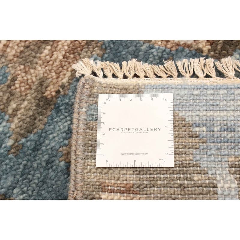 ECARPETGALLERY Hand-knotted Mystique Brown Wool Rug - 5'0 x 8'1