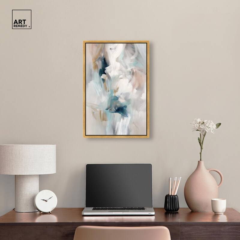 Whispering Colors III Canvas by Art Remedy