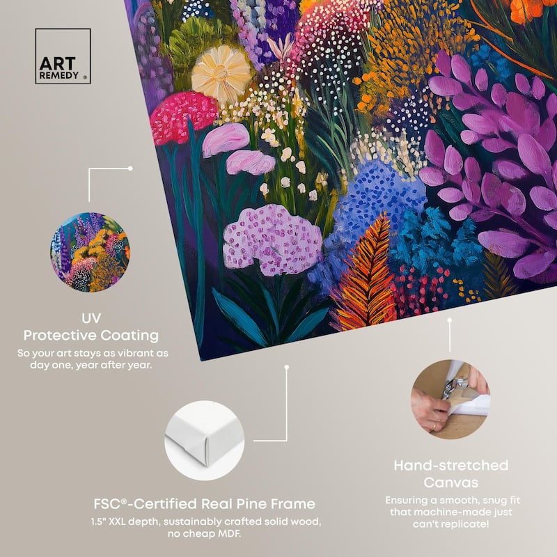 Solara's Bloom Canvas by Art Remedy, Gallery Wrapped