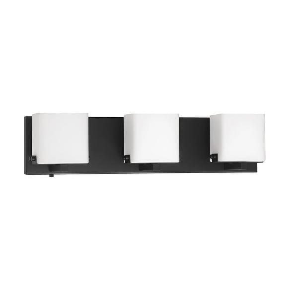 Vega 3-Light Black Vanity Light. Opens flyout.