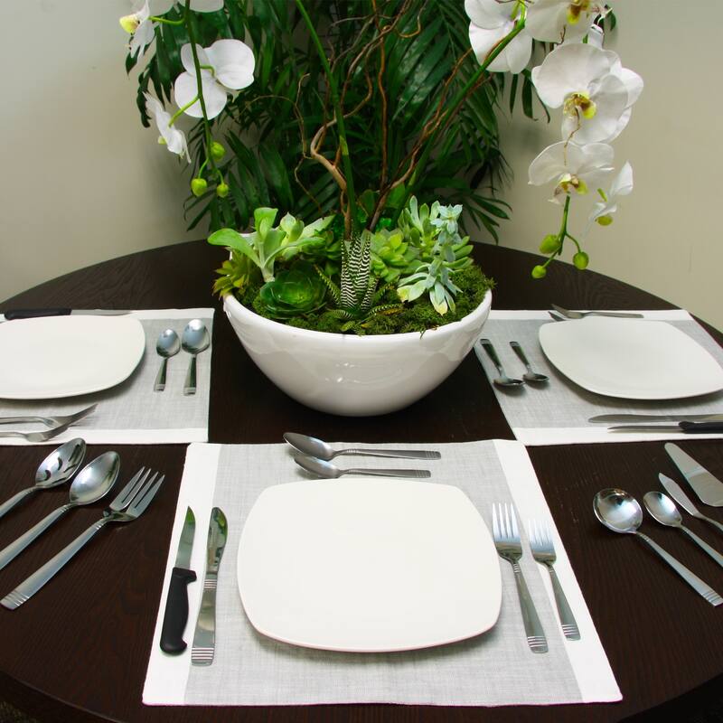 Palmdale Plus 55 Piece Stainless Steel Service For 8 Silverware Set
