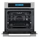 preview thumbnail 13 of 12, Cosmo 24 in. Single Electric Built-In Wall Oven with 2.5 cu. ft. Capacity, Turbo True European Convection in Stainless Steel