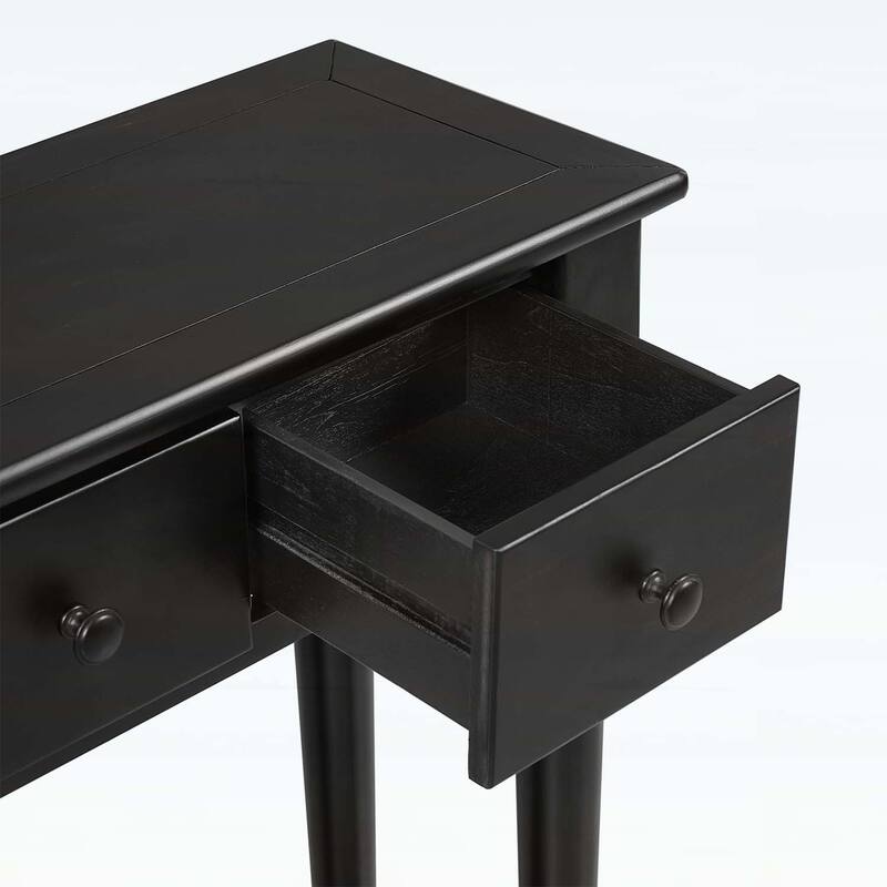 Retro Console Table with Open Shelf for Entryways,Living Rooms,and Hallways