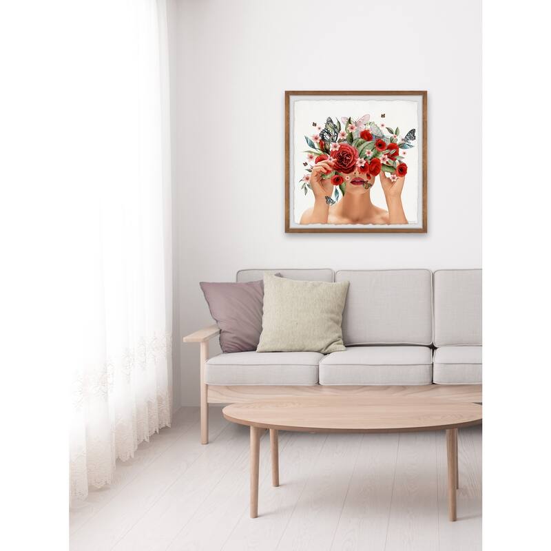 Pretty Portraits Framed Wall Art, Elegant Home Touch - Sophisticated Artwork for Refined Décor