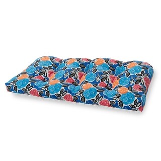 Terrasol Bold Floral Outdoor Settee/Loveseat Cushion