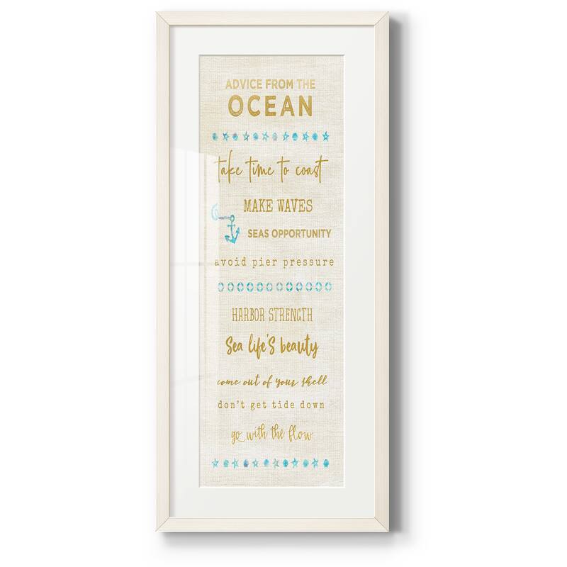 Advice from the Ocean-Premium Gallery Framed Print