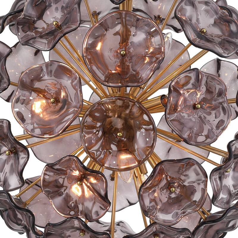 Crystorama Lighting Group ESM-4006 Esme 9 Light 23" Wide Sputnik