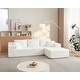 preview thumbnail 2 of 46, GDFStudio - 104" Cloud Modern Innovative Chenille Modular Sofa with L-Shape Chaise and Deep Seat