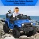 preview thumbnail 1 of 33, Kids 12V Electric Ride-On Truck - Remote Control, LED Lights, Spring Suspension, Safety Seat Belts, 2 Speeds for Outdoor Black