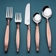 preview thumbnail 2 of 2, INOX Twisted Urban Flatware 20 Pc. Place Setting