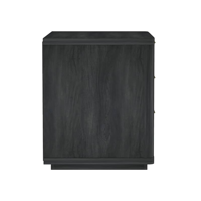 Manhattan Comfort Evelyn 32" Nightstand (3-Drawer) - Set of 2