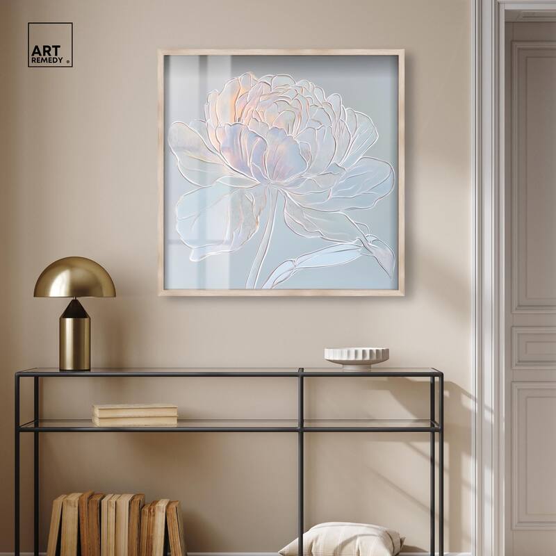 Embossed Flower II Shadowbox by Art Remedy