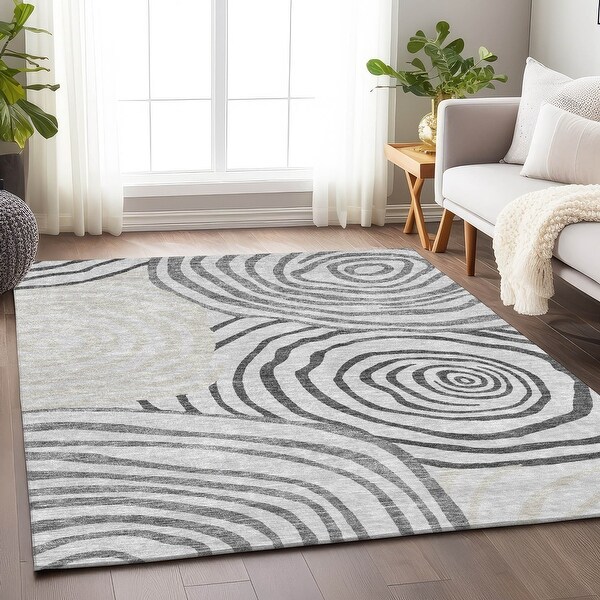 Machine Washable Indoor/Outdoor Rug, UV Stabilized, Non-skid